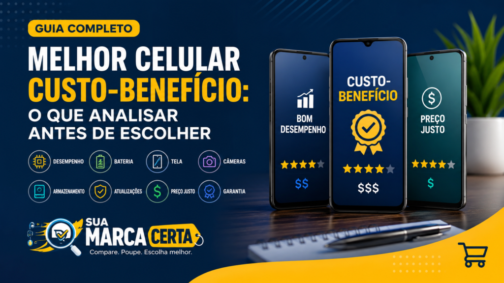 Melhor celular custo-benefício o que analisar antes de escolher