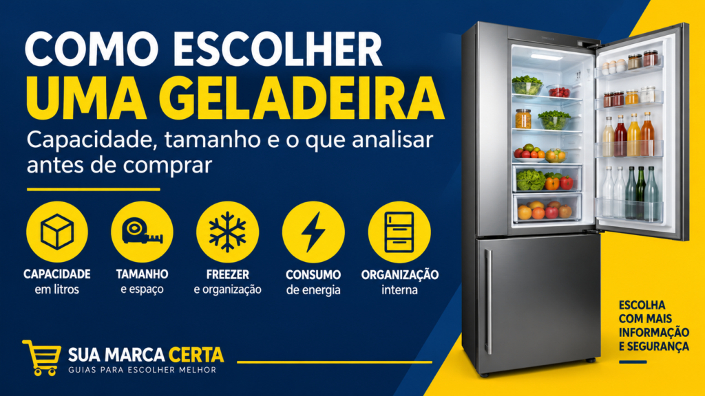 Como escolher uma geladeira capacidade, tamanho e o que analisar antes de comprar