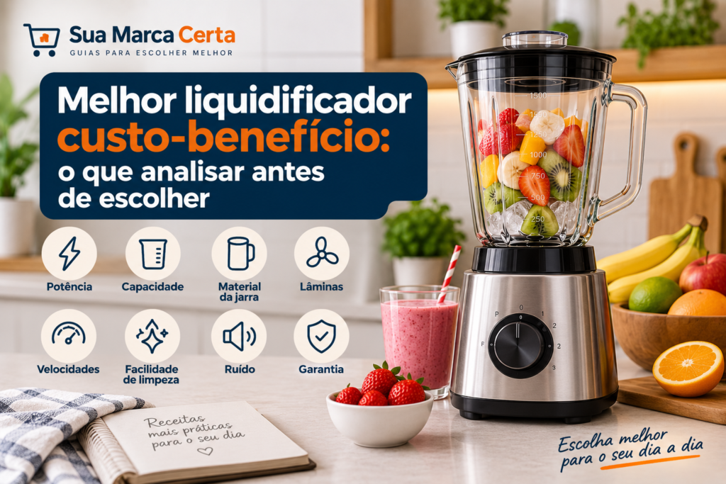 Melhor liquidificador custo-benefício o que analisar antes de escolher