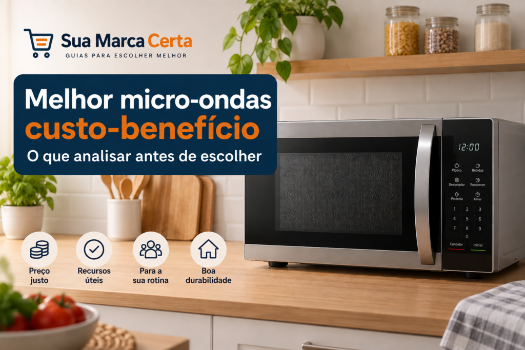 Melhor micro-ondas custo-benefício o que analisar antes de escolher
