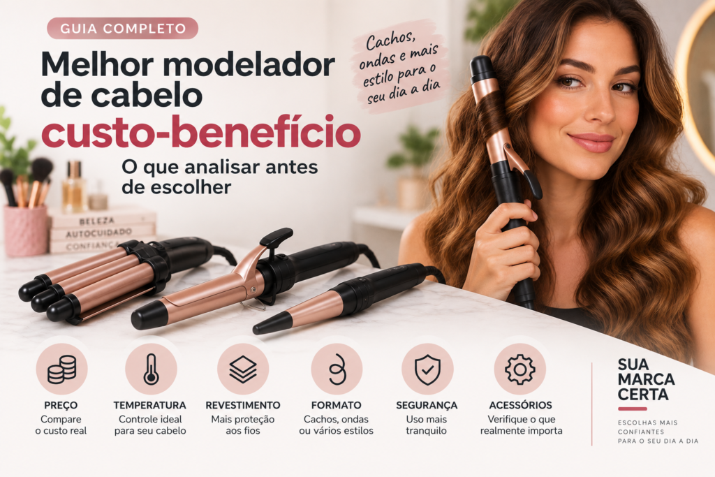 Melhor modelador de cabelo custo-benefício o que analisar antes de escolher