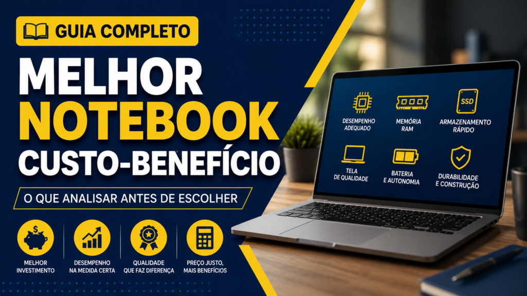 Melhor notebook custo-benefício o que analisar antes de escolher