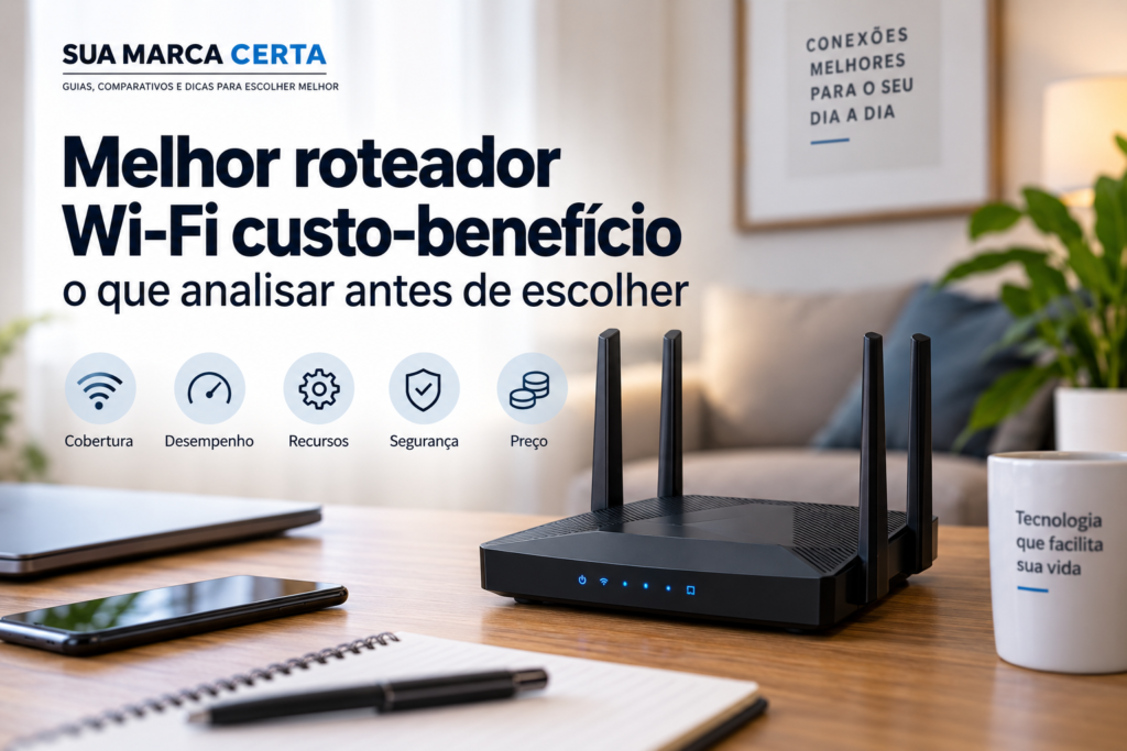 Melhor roteador Wi-Fi custo-benefício o que analisar antes de escolher